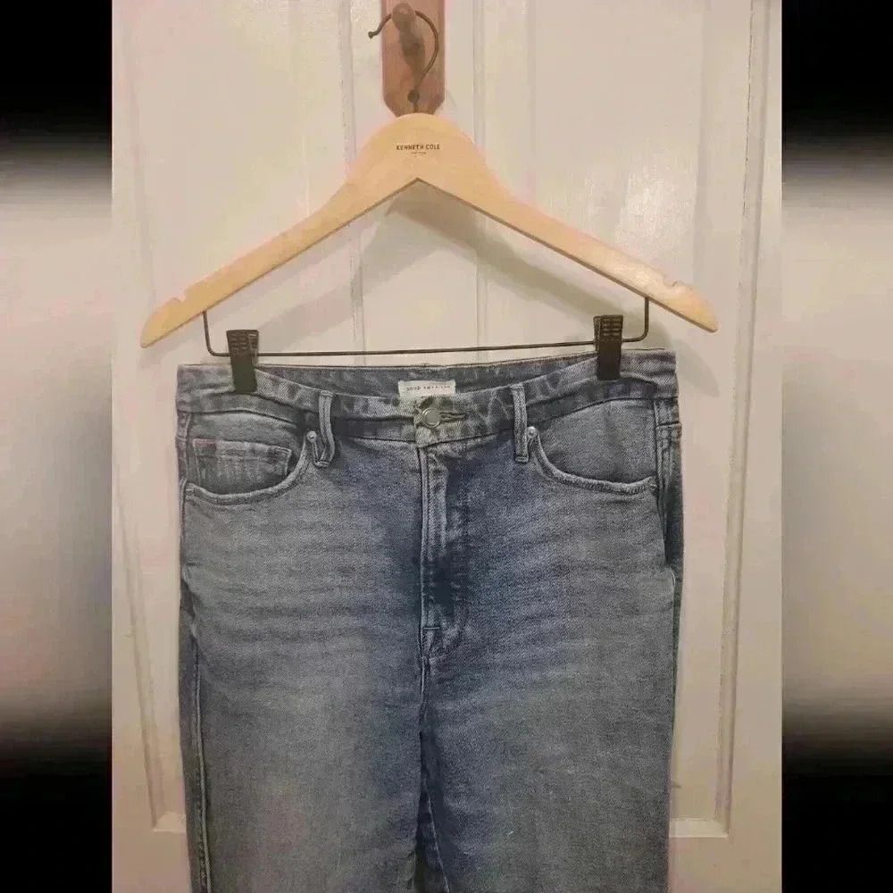 Good American Distressed Jeans Size 10 - Picture 4 of 6